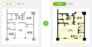 費用860万円のマンションリフォームの画像