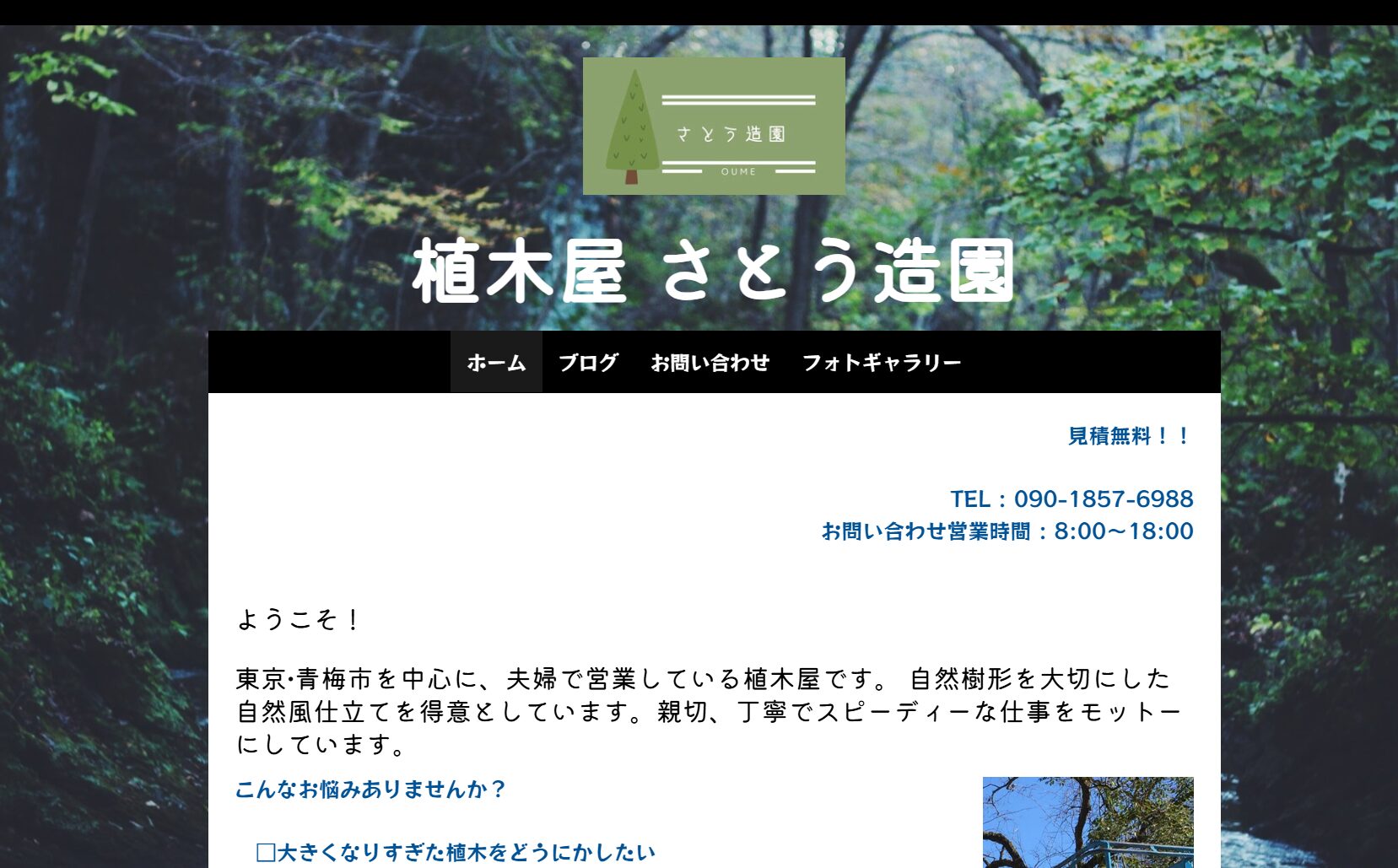 青梅市で評判のおすすめ外構業者ランキング 第10位 さとう造園